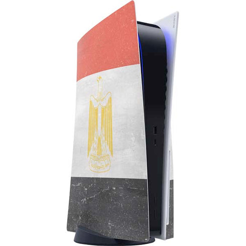 Egyptian Flag Distressed PlayStation PS5 Skins